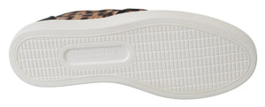 Leder Leopard #dgfamily Loafers Schuhe