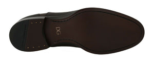 Braun Leder Laceups Kleid Herrenschuhe
