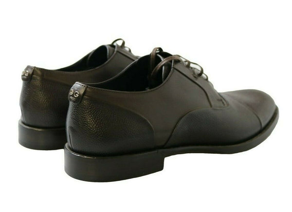Braun Leder Laceups Kleid Herrenschuhe