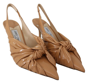 Elegante spitz zulaufende Lederpumps