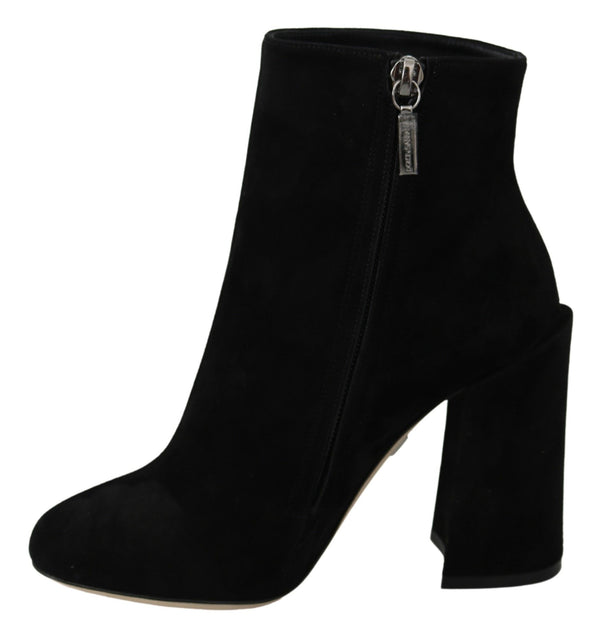 Schwarz Wildleder L'Amore E'Bellezza Stiefel Schuhe