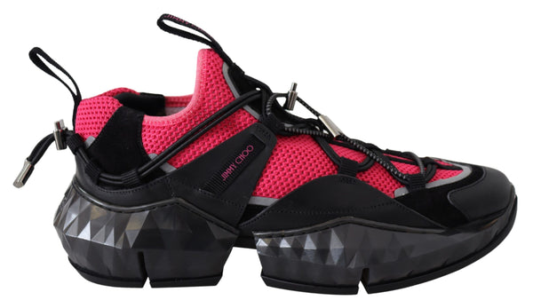 Elektrische Eleganz Leder Mesh Turnschuhe
