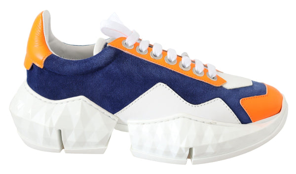 Electric Elegance Leder Mix Sneakers
