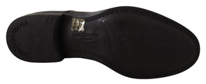 Schwarze Lederschnürschuhe für Herren Formaler Derby