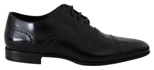 Schwarz Leder Männer Derby Formal Loafers Schuhe