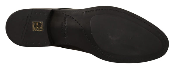 Schwarze Leder Schnürschuhe Männer Kleid Derby Schuhe