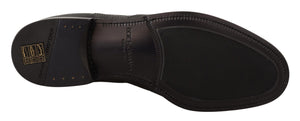Schwarze Lederstiefeletten aus Eidechsenhaut