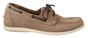 Beige Wildleder Low Top Mocassin Loafers Casual Männer Schuhe