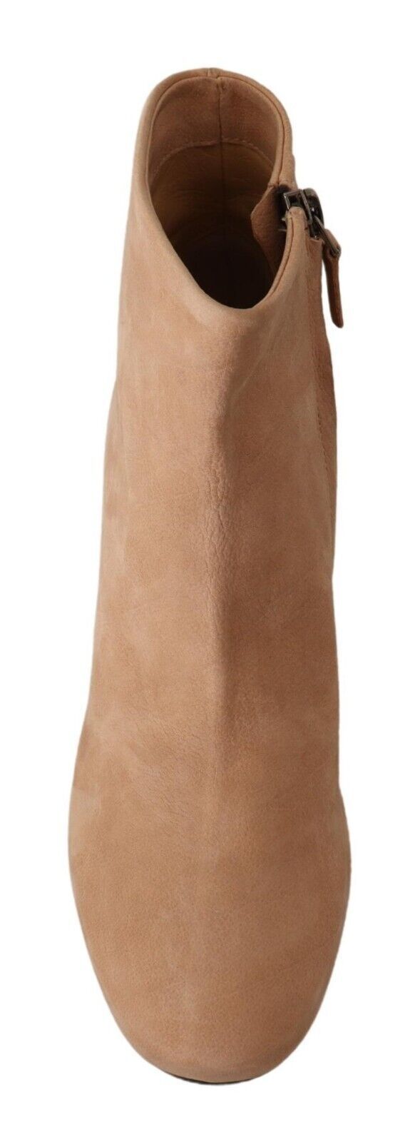 Beige Wildleder Mid Heels Pumps Stiefel Schuhe