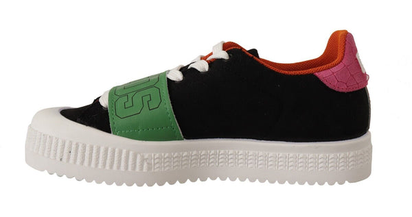 Multicolor Wildleder Low Top Lace Up Frauen Sneakers Schuhe