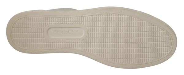 Weiß Schwarz Leder Halbschuhe Sneakers
