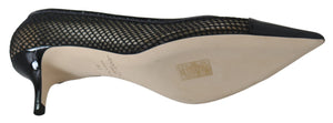 Schicke spitze Pumps aus Lackmaschee