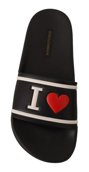 Schwarzes Leder I Love D&amp