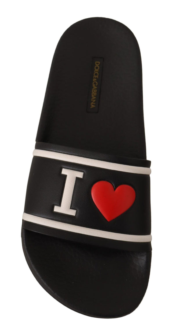 Schwarzes Leder I Love D&amp