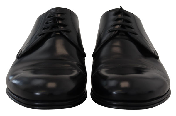 Schwarze Lederschuhe für formelle Anlässe