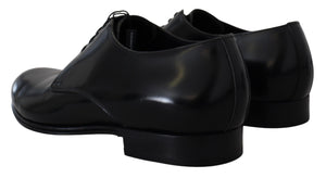 Schwarze Lederschuhe für formelle Anlässe