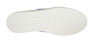 Lila Strass Canvas Logo Sneakers