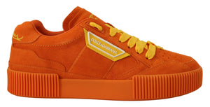 Orange Leder P.j. Tucker Turnschuhe Schuhe