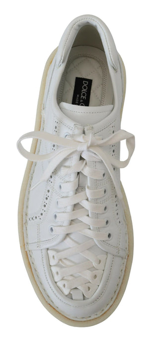 Weiß Leder Low Top Oxford Turnschuhe Freizeitschuhe
