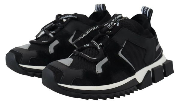 Schwarz Mesh Sorrento Trekking Turnschuhe Schuhe