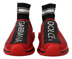 Rot Bling Sorrento Turnschuhe Socken Schuhe