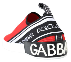 Rot Weiß Flache Turnschuhe Loafers Schuhe