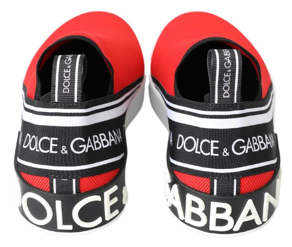 Rot Weiß Flache Turnschuhe Loafers Schuhe