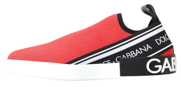 Rot Weiß Flache Turnschuhe Loafers Schuhe