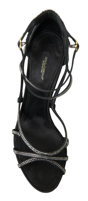 Strass Stiletto Sandale Satin Schuhe