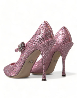 Rosa Strass Kristall Heels Pumps Schuhe