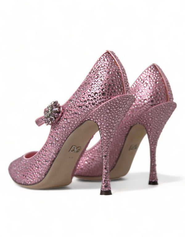 Rosa Strass Kristall Heels Pumps Schuhe