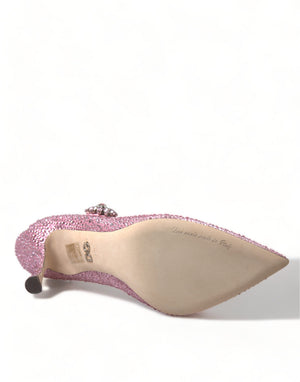 Rosa Strass Kristall Heels Pumps Schuhe