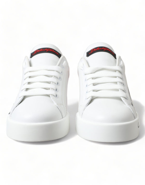 Weiß Rot Lace Up Damen Low Top Sneakers Schuhe