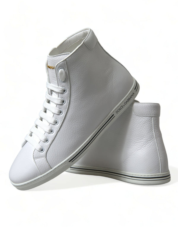 Weiß Saint Tropez High Top Männer Turnschuhe Schuhe