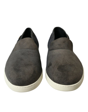 Blau Wildleder Kaiman Männer Loafers Pantoffeln Schuhe