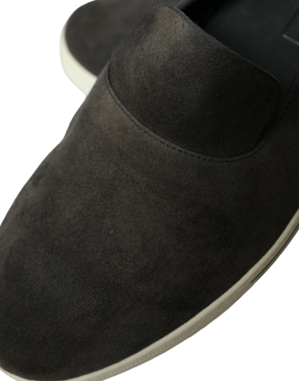 Blau Wildleder Kaiman Männer Loafers Pantoffeln Schuhe