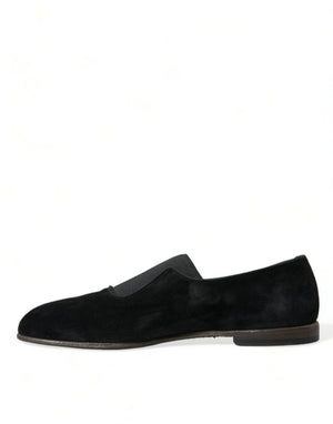 Schwarz RUNWAY Velour AMALFI Loafers Schuhe