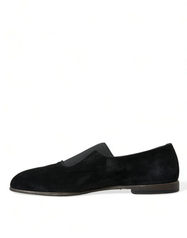 Schwarz RUNWAY Velour AMALFI Loafers Schuhe