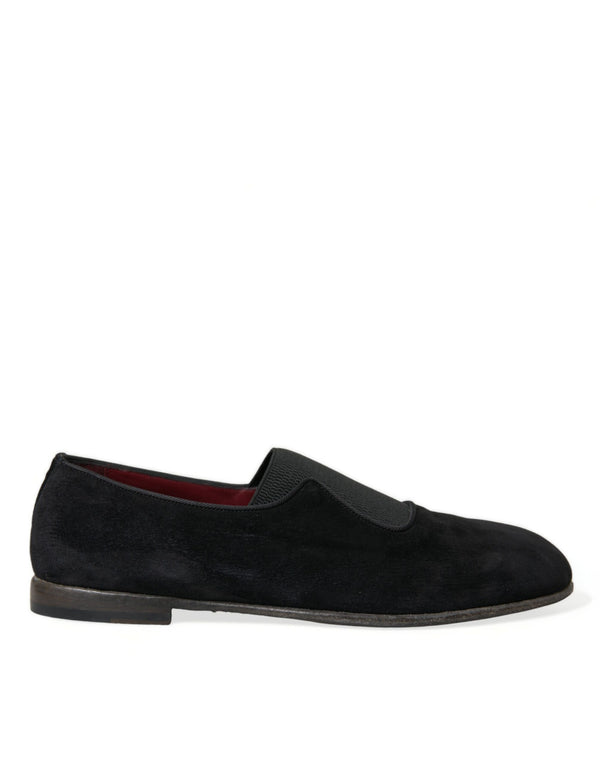 Schwarz RUNWAY Velour AMALFI Loafers Schuhe