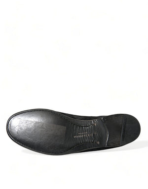 Schwarz RUNWAY Velour AMALFI Loafers Schuhe