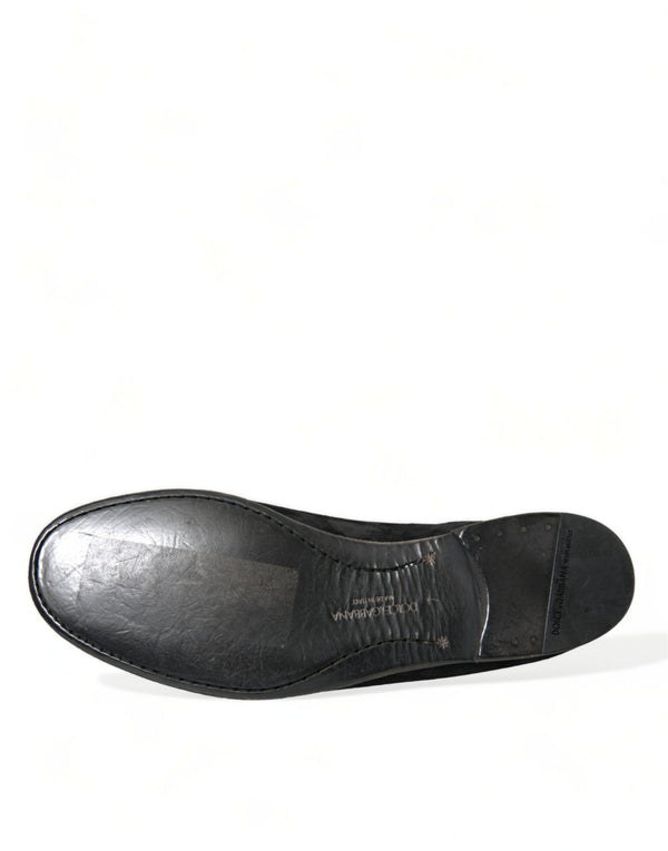 Schwarz RUNWAY Velour AMALFI Loafers Schuhe