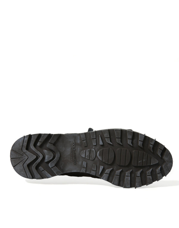 Schwarzes Leder Riemen Männer Stiefelette Schuhe