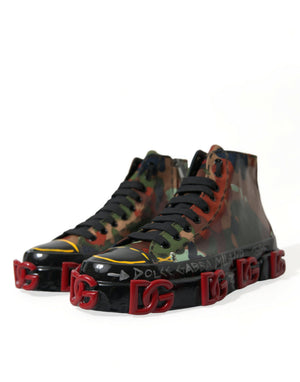 Multicolor Camouflage High Top Turnschuhe Schuhe