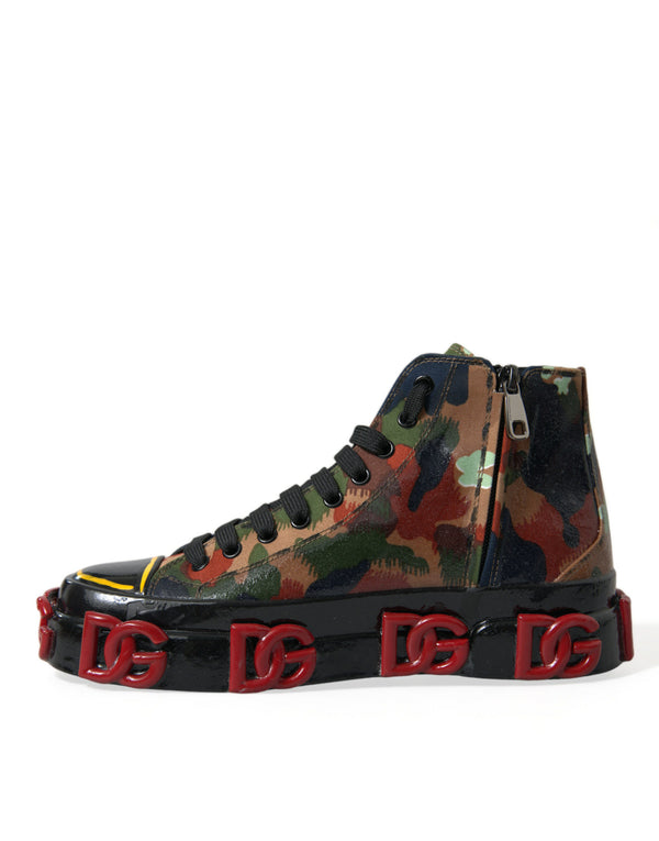 Multicolor Camouflage High Top Turnschuhe Schuhe
