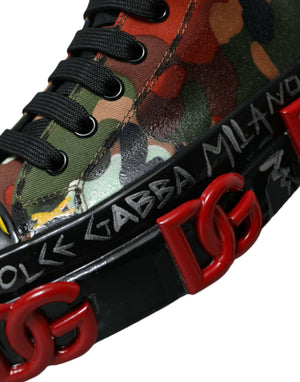Multicolor Camouflage High Top Turnschuhe Schuhe