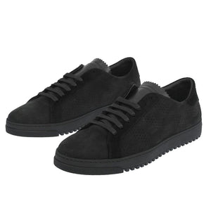 Schwarzes Kalbsleder Damen Sneaker