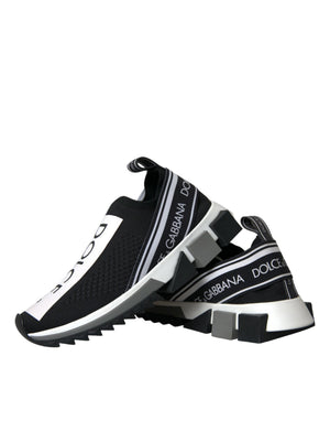 Schwarz Weiß Slip On Sorrento Sneakers Schuhe