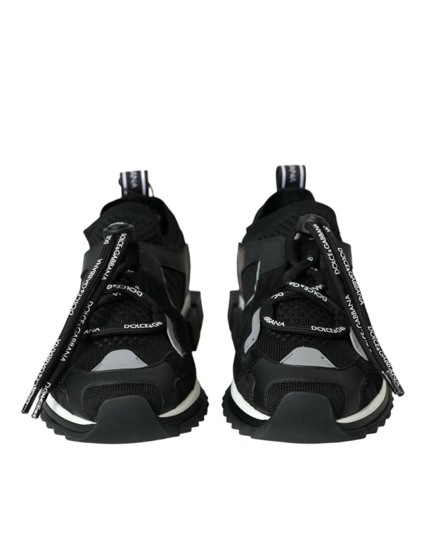 Schwarz Mesh Sorrento Trekking Turnschuhe Schuhe