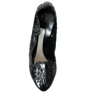 Schwarz Kristall CINDERELLA Heels Pumps Schuhe