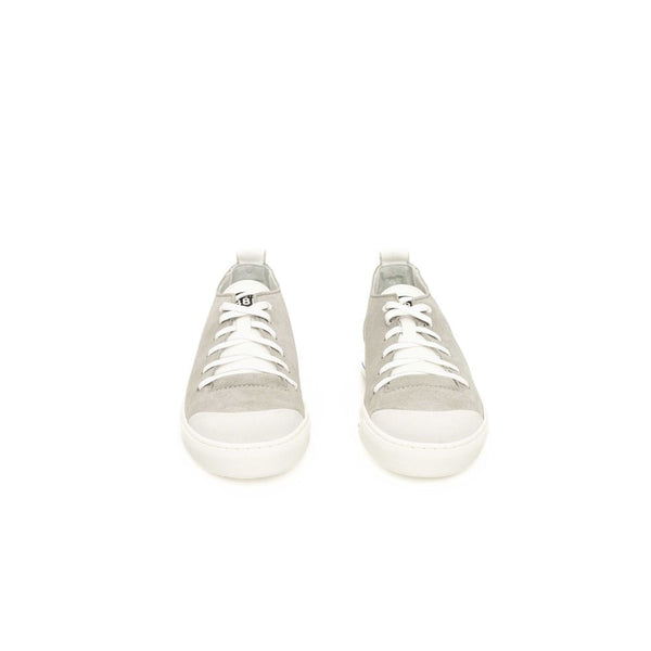 Graues Rindsleder Herren Sneaker